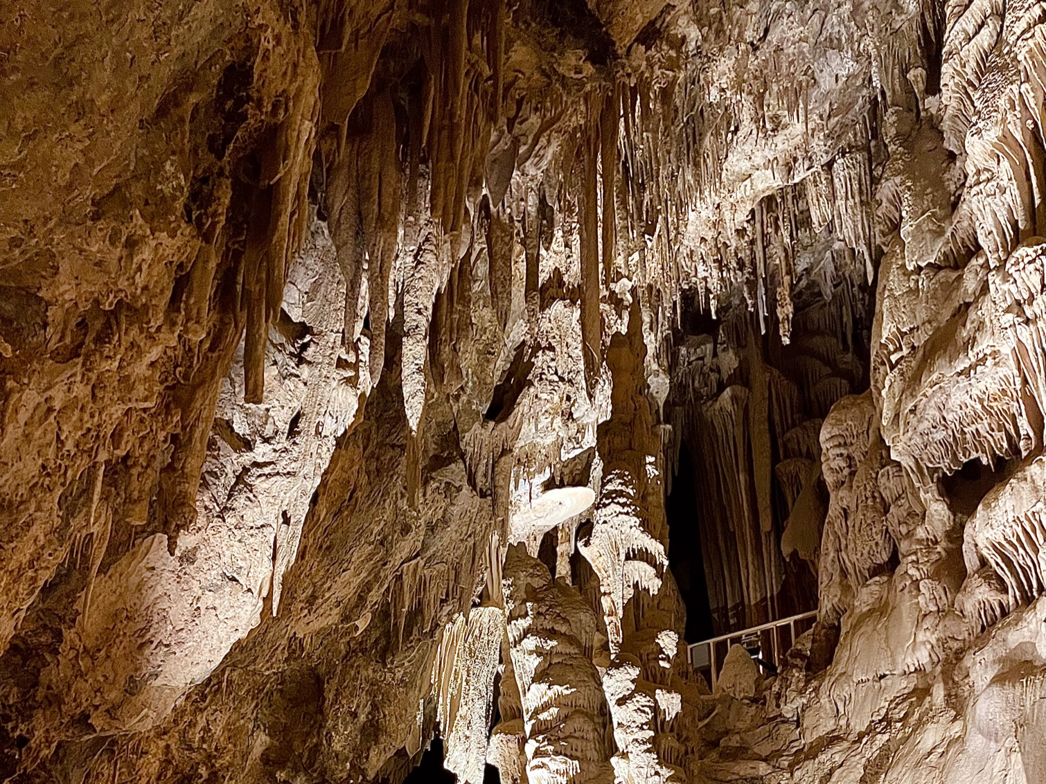 inside caverns